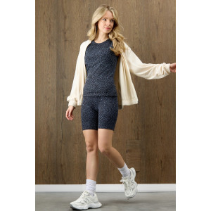 Майка женская "Флеш-3" рибана (р-ры: 44-54) серый