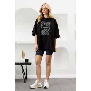 Шорты-велосипедки женские "Флеш-2" рибана (р-ры: 42-52) серый