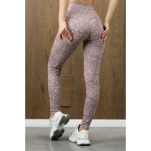 Брюки-леггинсы женские "Флеш-1" рибана (р-ры: 44-54) бежевый