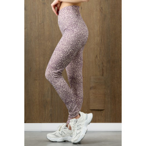 Брюки-леггинсы женские "Флеш-1" рибана (р-ры: 44-54) бежевый