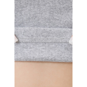 Костюм двойка женский "Каперс-2" кашкорсе-кулирка (р-ры: 44-54) серый