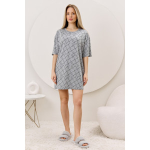 Туника женская "Каперс-1" кулирка меланж (р-ры: 44-54) серый