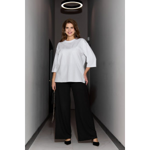 Футболка женская "Майна-1" кулирка с лайкрой (р-ры: 50-64) белый