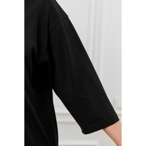 Футболка женская "Майна-1" кулирка с лайкрой (р-ры: 50-64) черный