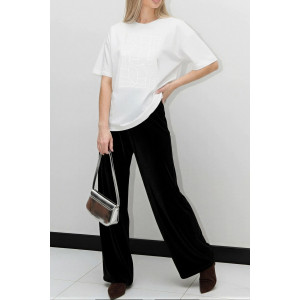 Футболка женская "Майна-2" кулирка с лайкрой (р-ры: 46-60) белый