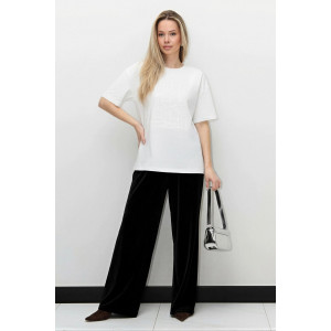 Футболка женская "Майна-2" кулирка с лайкрой (р-ры: 46-60) белый