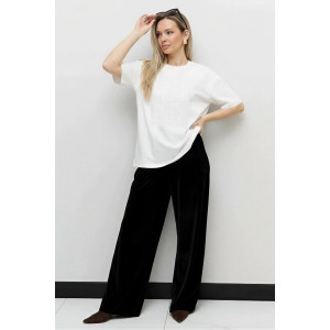 Футболка женская "Майна-2" кулирка с лайкрой (р-ры: 46-60) белый