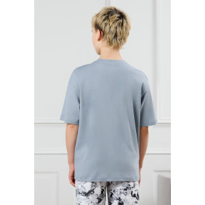 Костюм двойка детский "Олимп-1" кулирка (р-ры: 128-170) серый