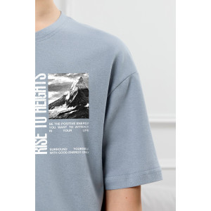 Костюм двойка детский "Олимп-1" кулирка (р-ры: 128-170) серый