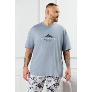 Костюм двойка мужской "Олимп-3" кулирка (р-ры: 48-58) серый