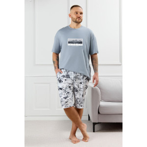 Костюм двойка мужской "Олимп-4" кулирка (р-ры: 48-58) серый