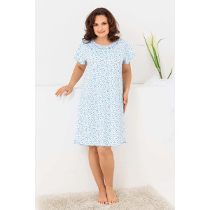 Сорочка женская №21533 кулирка (р-ры: 48-64) цветы Сорочка женская №21533 кулирка (р-ры: 48-64) цветы