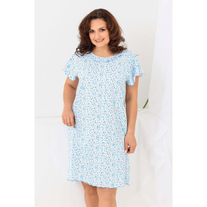 Сорочка женская №21533 кулирка (р-ры: 48-64) цветы Сорочка женская №21533 кулирка (р-ры: 48-64) цветы