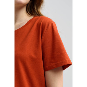 Пижама женская "Ежик" 2276-К трикотаж (последний размер) оранжевый 46