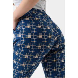 Пижама женская "Капибара" 2166-К трикотаж (последний размер) синий 46 Пижама женская "Капибара" 2166-К трикотаж (последний размер) синий 46