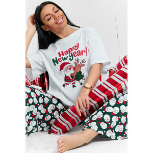 Пижама женская 2085/2 кулирка (последний размер) зеленый 58