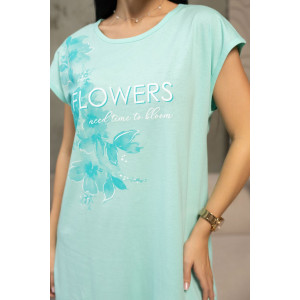 Сорочка женская 1805/11 кулирка (последний размер) ментол 48