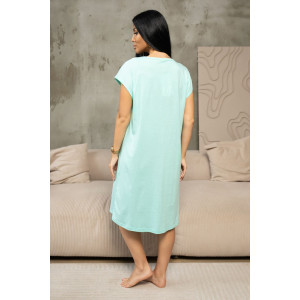 Сорочка женская 1805/11 кулирка (последний размер) ментол 48