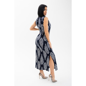 Сарафан женский Л 038/20 кулирка (последний размер) темно-синий-белый 44,52,58 Сарафан женский Л 038/20 кулирка (последний размер) темно-синий-белый 44,52,58