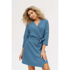 Халат женский 1595/2 лапша (последний размер) индиго 54 Халат женский 1595/2 лапша (последний размер) индиго 54