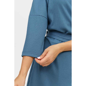 Халат женский 1595/2 лапша (последний размер) индиго 54 Халат женский 1595/2 лапша (последний размер) индиго 54