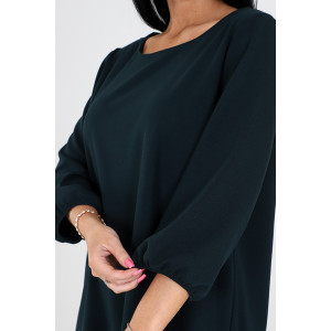 Платье женское 1811/1 креп (последний размер) изумруд 60 Платье женское 1811/1 креп (последний размер) изумруд 60