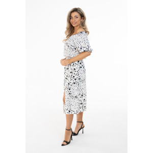 Платье женское 1489/10 штапель (последний размер) белый 50 Платье женское 1489/10 штапель (последний размер) белый 50