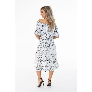 Платье женское 1489/10 штапель (последний размер) белый 50 Платье женское 1489/10 штапель (последний размер) белый 50