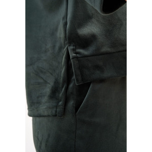 Костюм двойка женский "Идиллия" 2153-В трикотаж (последний размер) темно-зеленый 44