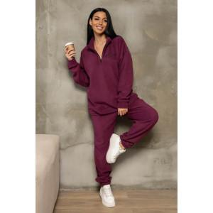 Костюм двойка женский 2079/3 флис (последний размер) сиреневый 52 Костюм двойка женский 2079/3 флис (последний размер) сиреневый 52