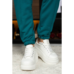 Костюм двойка женский 2037/1 футер 3-х нитка петля (р-ры: 44-58) петроль