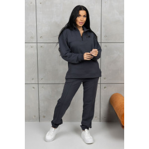 Костюм двойка женский 2037/2 футер 3-х нитка петля (р-ры: 44-58) фуме