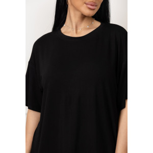 Футболка женская 2159/1 вискоза (р-ры: 48-58) черный
