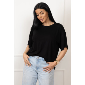 Футболка женская 2159/1 вискоза (р-ры: 48-58) черный