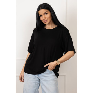 Футболка женская 2159/1 вискоза (р-ры: 48-58) черный