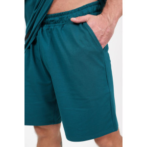 Костюм двойка мужской 1677/3 футер (р-ры: 48-58) петроль