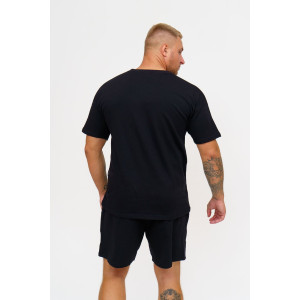 Костюм двойка мужской 1677 футер (р-ры: 48-58) черный Костюм двойка мужской 1677 футер (р-ры: 48-58) черный