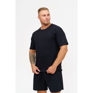 Костюм двойка мужской 1677 футер (р-ры: 48-58) черный Костюм двойка мужской 1677 футер (р-ры: 48-58) черный