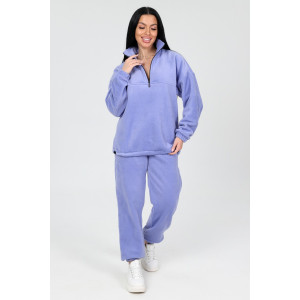 Костюм двойка женский "Анорак" КФл-2856 флис (р-ры: 46-60) вери пери