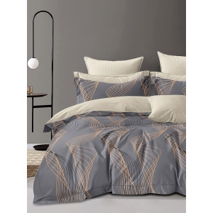 Постельное белье сатин "Тартан" (последний размер) Евро