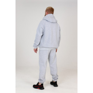 Толстовка мужская ТлФ-377 футер с начесом (р-ры: 48-58) серый