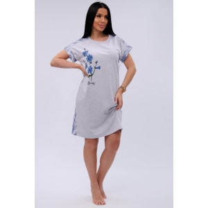 Сорочка женская "Цикорий" кулирка (р-ры: 50-60)