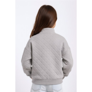 Толстовка детская "Успех" тесла (р-ры: 140-170) серый Толстовка детская "Успех" тесла (р-ры: 140-170) серый