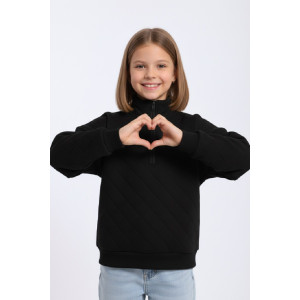 Толстовка детская "Успех" тесла (р-ры: 140-170) черный Толстовка детская "Успех" тесла (р-ры: 140-170) черный