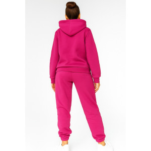 Костюм двойка женский КС-059ФРН/ФКС футер 3-нитка с начесом (р-ры: 44-58) фуксия