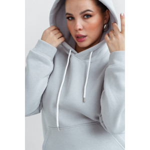 Костюм двойка женский КС-059ФРН/СВСЕР футер 3-нитка с начесом (р-ры: 44-58) светло-серый