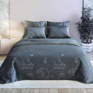 Постельное белье бязь премиум "Котики" (последний размер) 2.0-сп. Постельное белье бязь премиум "Котики" (последний размер) 2.0-сп.