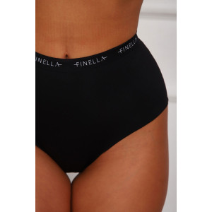 Трусы женские №64936 смесовая ткань (р-ры: 50-54) черный