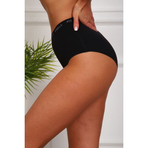 Трусы женские №64936 смесовая ткань (р-ры: 50-54) черный