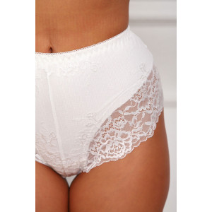 Трусы женские №64935 хлопок стрейч (р-ры: 50-54) белый
